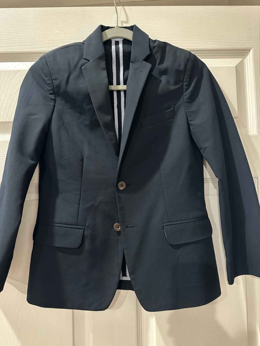 Izod Boys Navy Two-Button Sport Coat